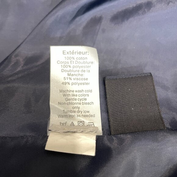 J. Crew Schoolboy Blazer Womens Size 2 Navy Blue White Polka Dot 2-Button Jacket - Picture 9 of 10